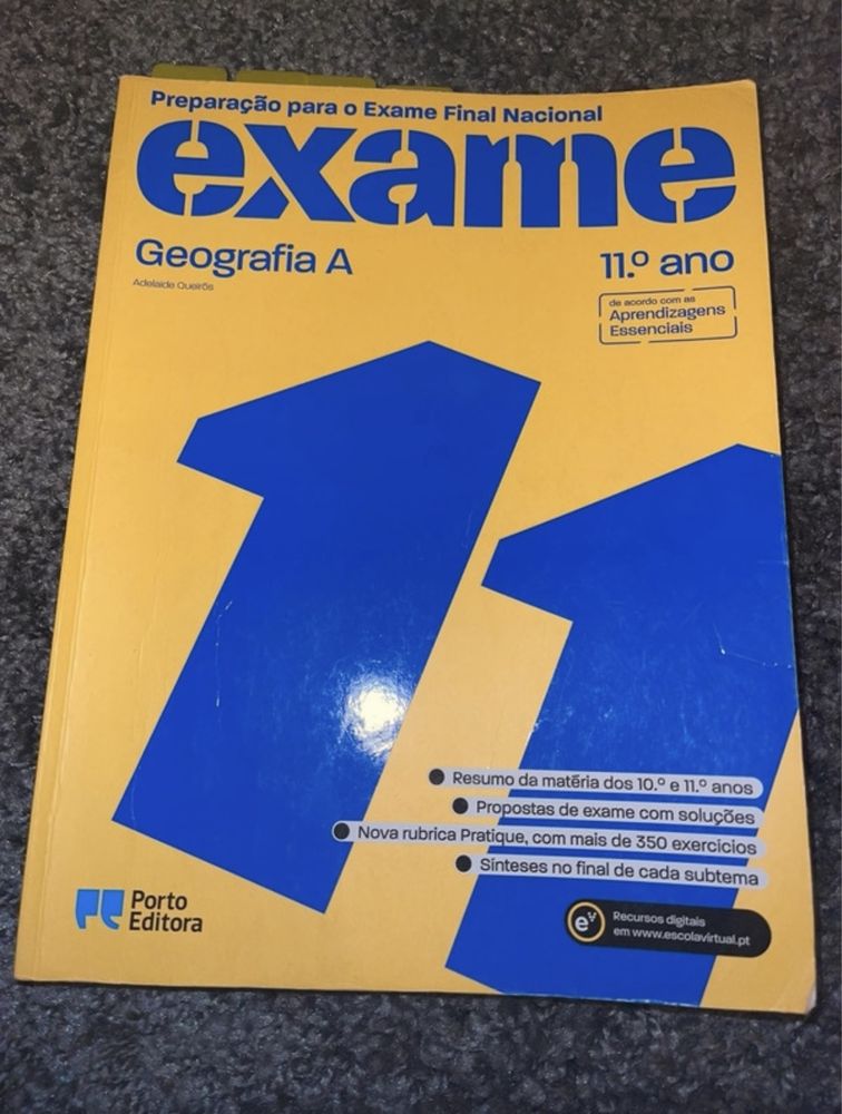 Livro exames Geografia A