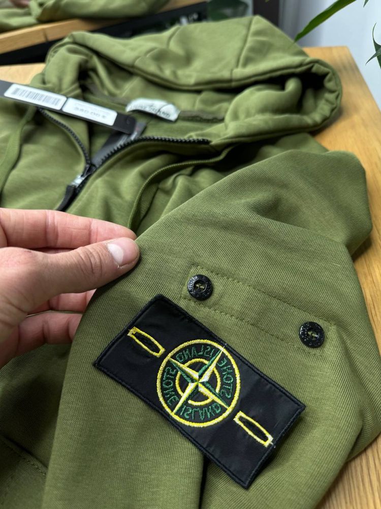 Zip Hoodie  Stone  Island Aligator  1:1