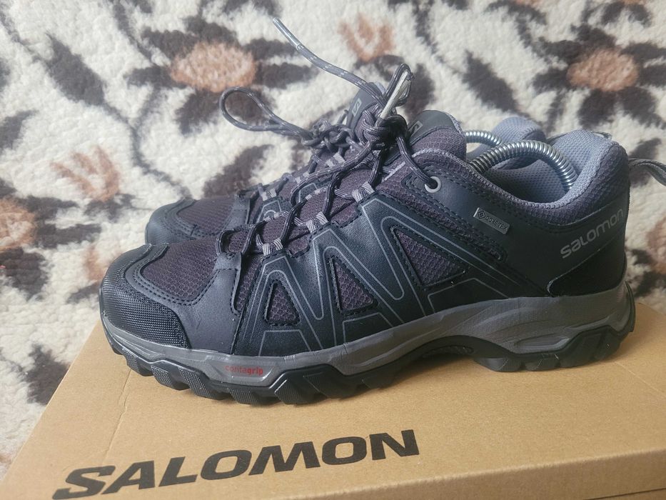 Super wodoodporne buty trekking Salomon Sanford GTX 42 2/3 świetnystan