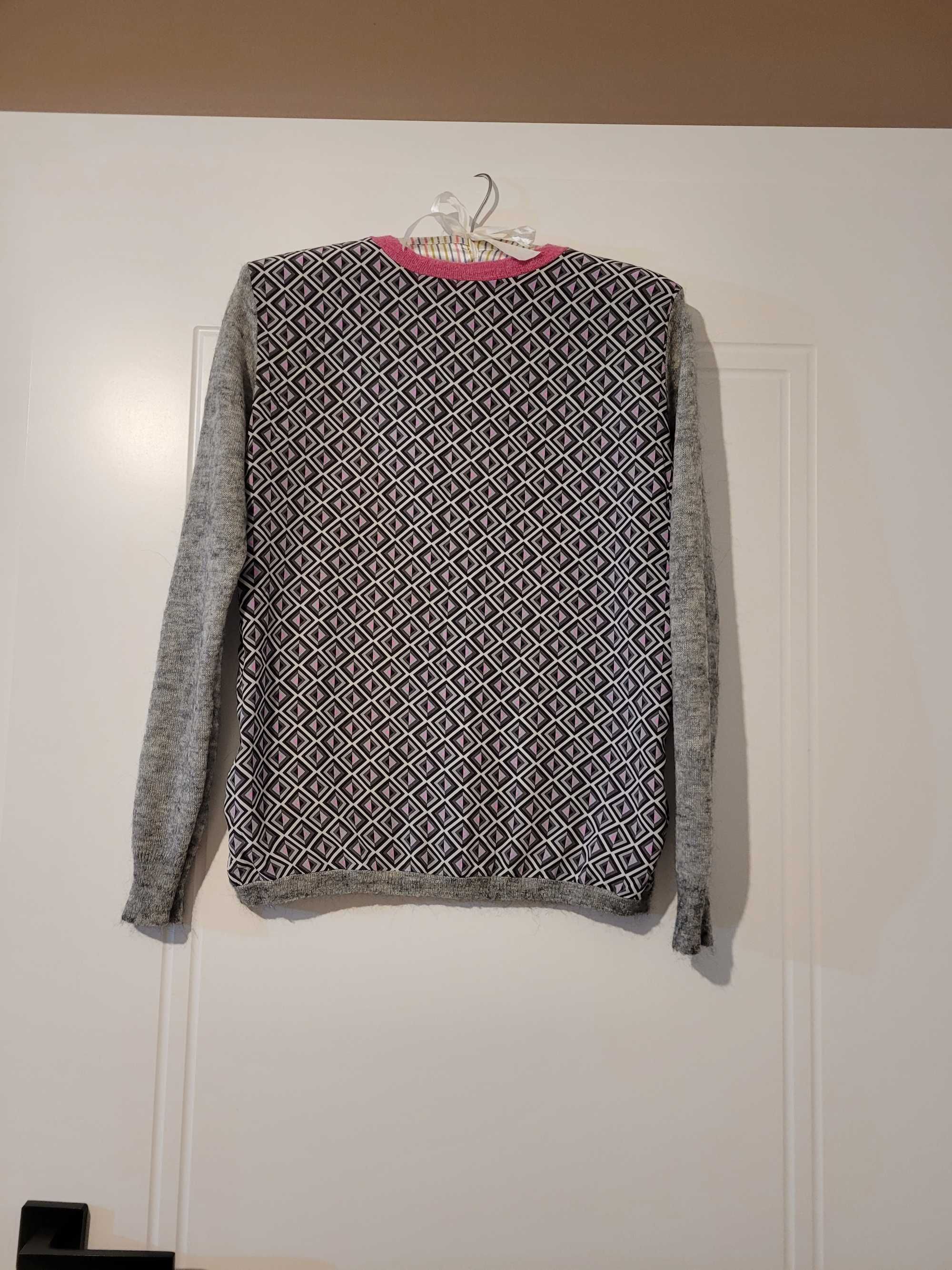 Sweter firmy Ted Baker z przodu jedwab r. 36/38