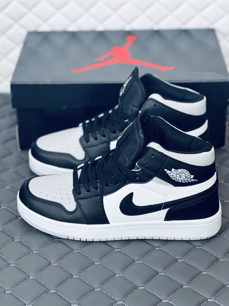 Кроссовки мужские Nike Retro Jordan 1 кожаные Найк Джордан