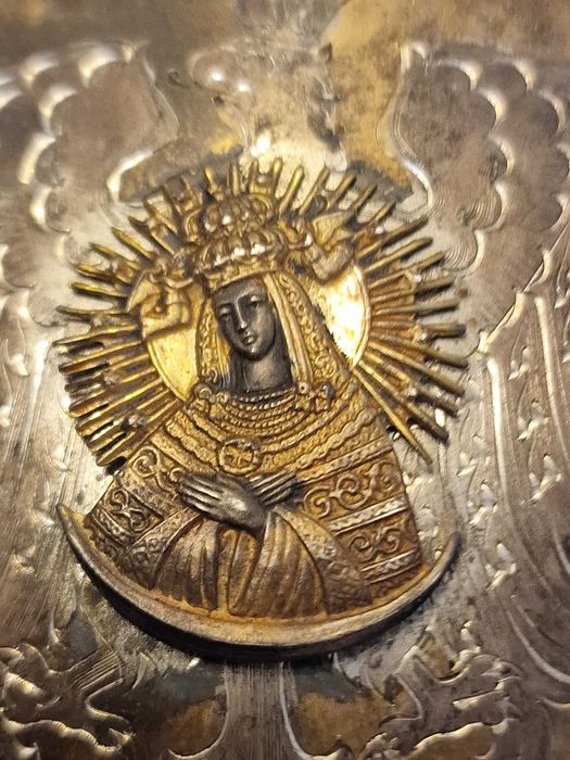 Ryngraf srebro Matka Boska Częstochowska.