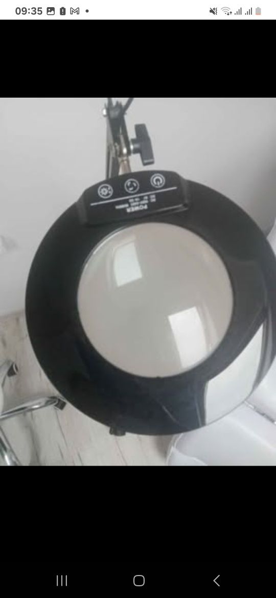 Fotel kosmetyczny + dodatki