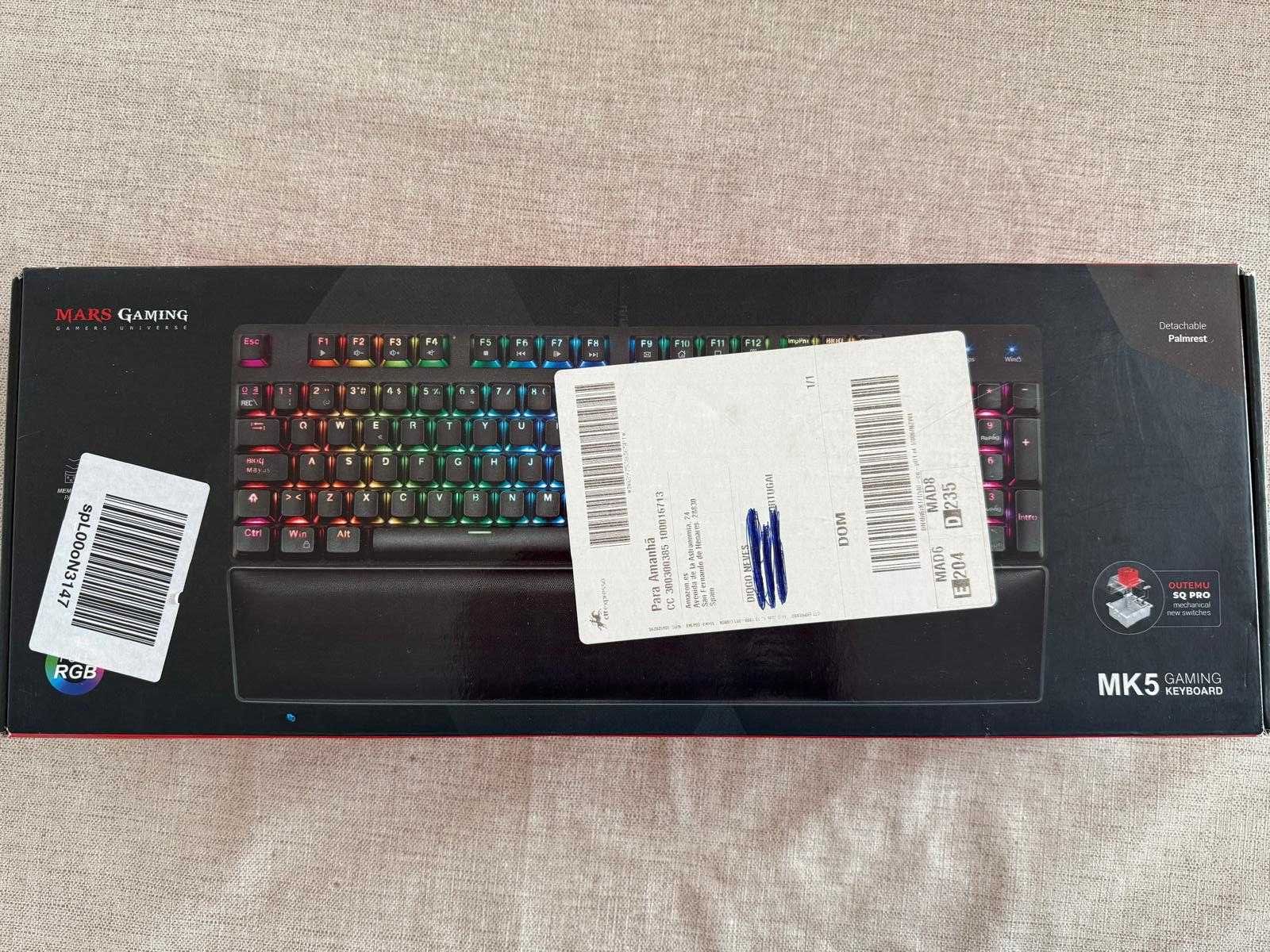 Mars Gaming MK5 RGB switches azuis