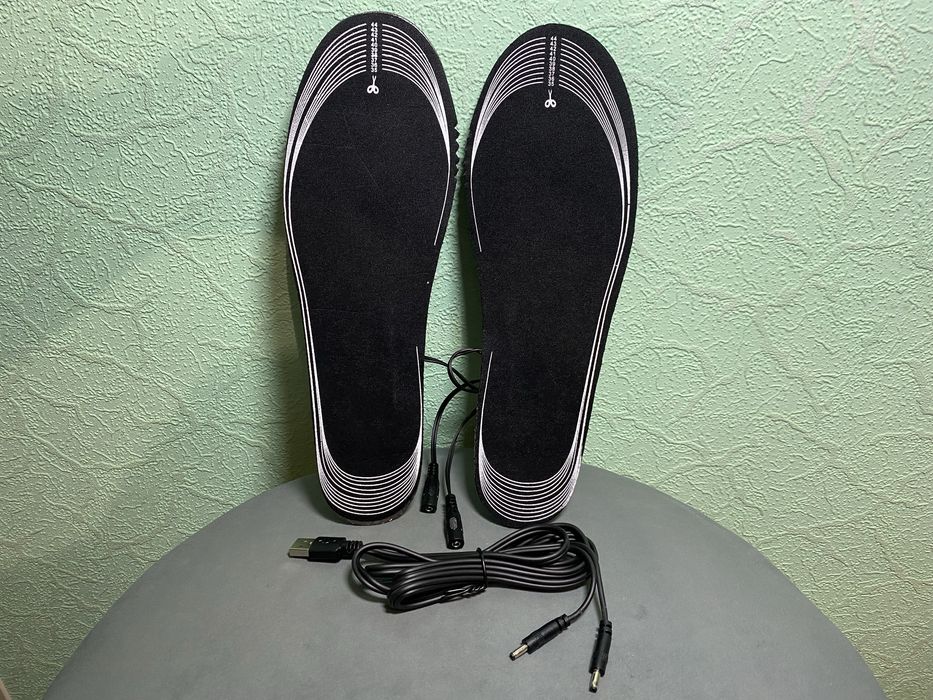 Стельки с подогревом на Usb. Согревающие стельки