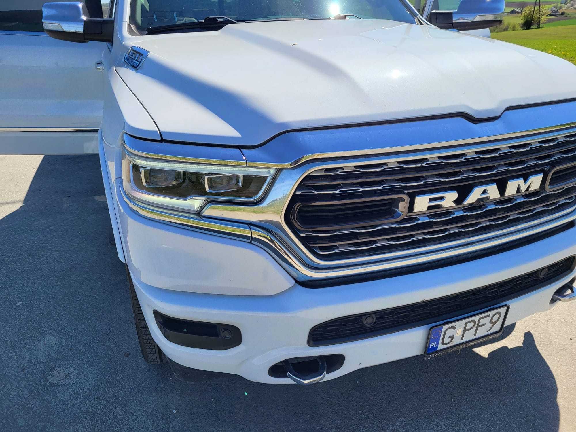 Ram1500Biały5,7Hemi,rok 2021,przebieg 44tys.Zarejestrowany, Gaz