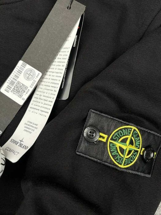 Вінтажний стон айленд кофта Stone Island / Свитшот черный стонік