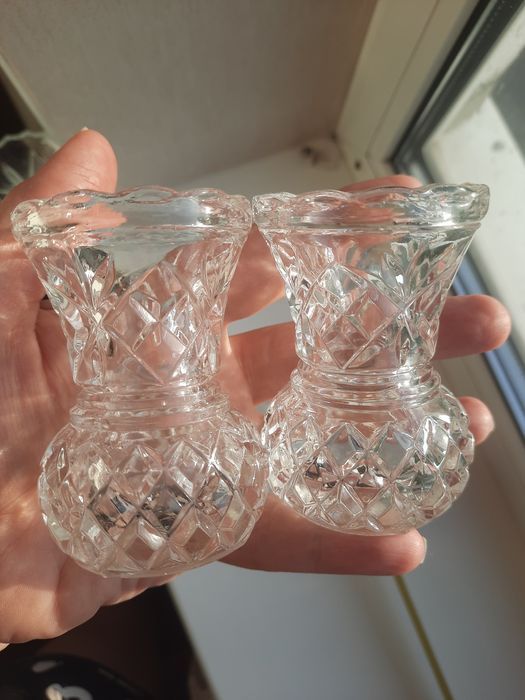 Мини вазочки хрусталь . СССР.
