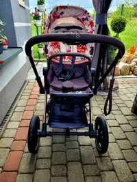 Wózek Spacerówka Cybex Priam 2.0 Spring bloosom złota rama