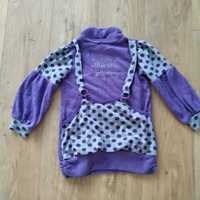 sweter fioletowy dla dziewczynki