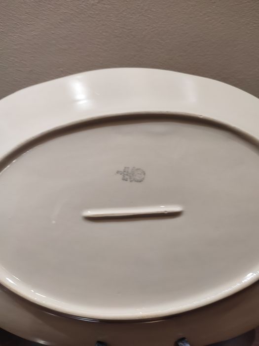 Śliczny stary półmisek porcelana Chodzież