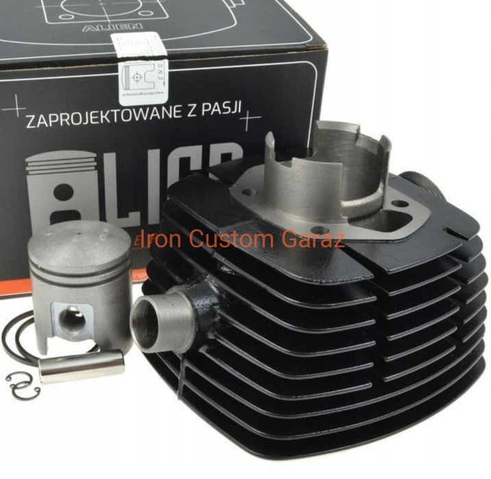 Najlepszy nowy cylinder WSK 125 Alien + tłok ( tłumik zapłon CDI wał )