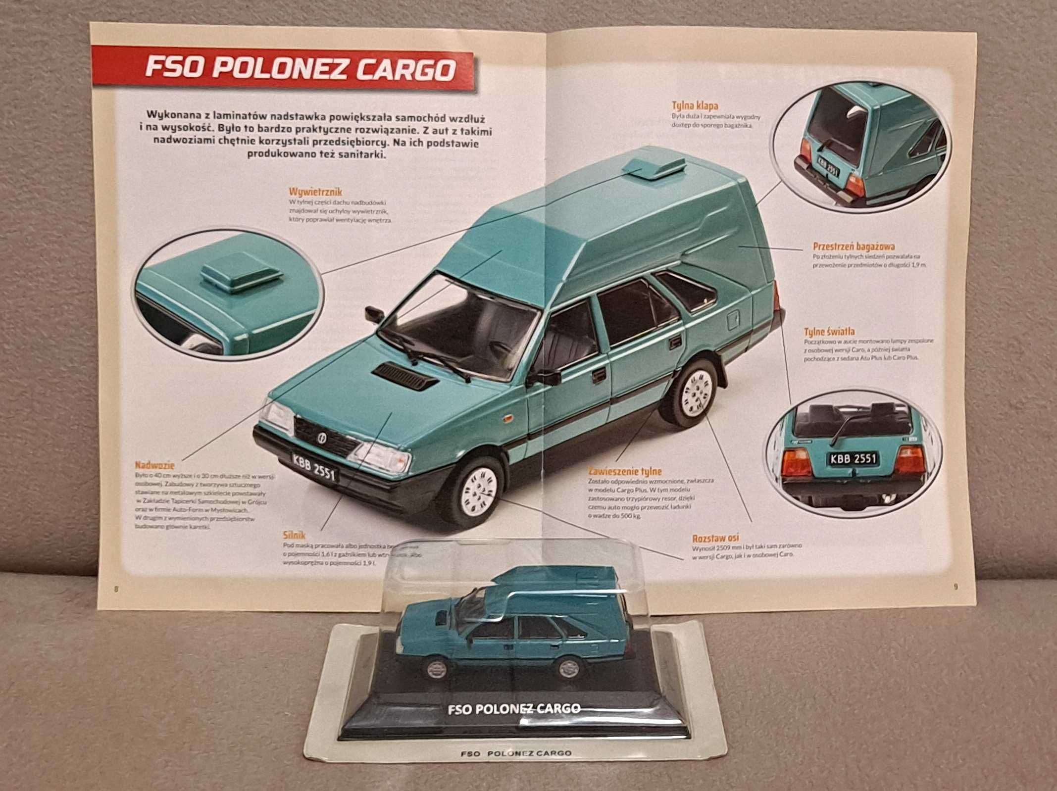 legendy FSO ( nr 13) - model samochodu "FSO POLONEZ CARGO"