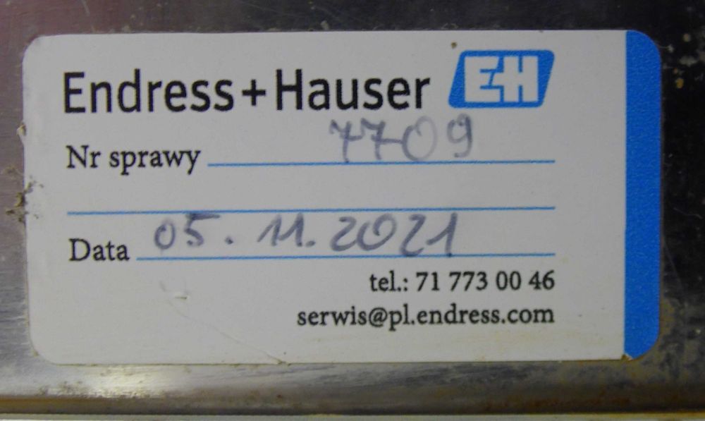 ENDRESS+HAUSER Przepływomierz cieczy