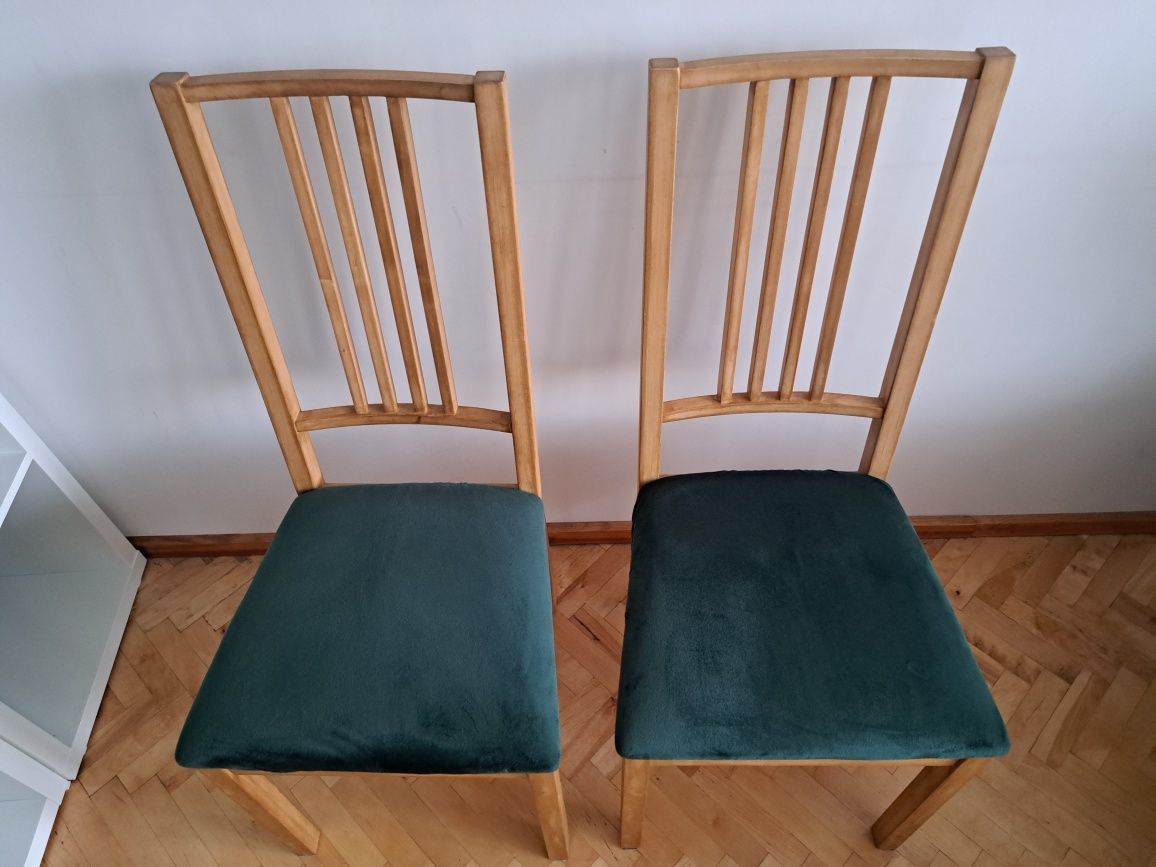2 krzesła IKEA drewniane