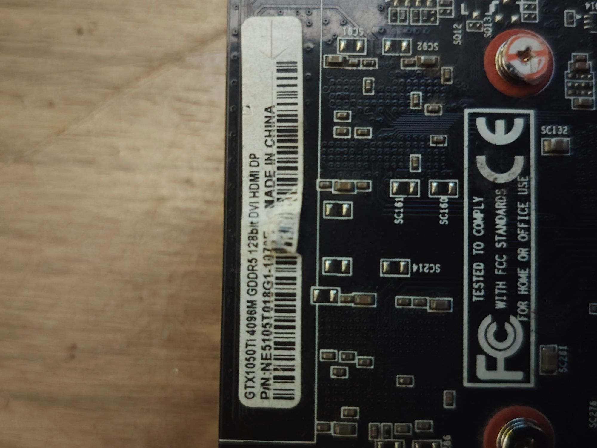 Karta graficzna GTX 1050 ti