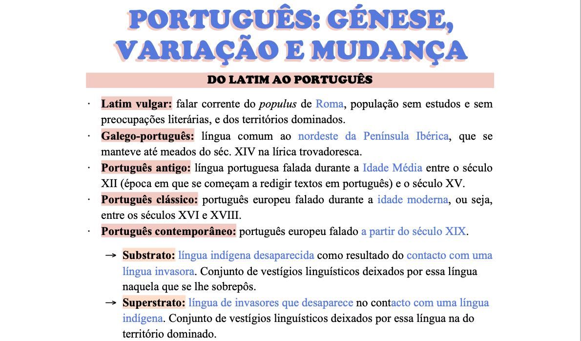 Apontamentos Gramática Exame Nacional Português