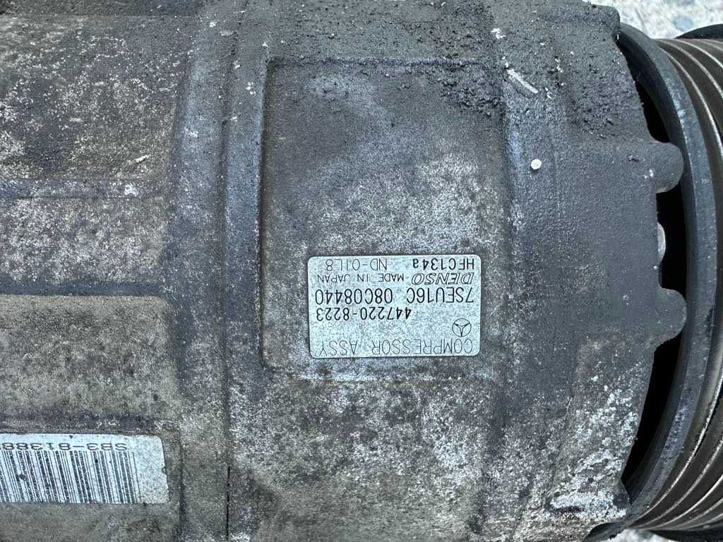 Sprężarka klimatyzacji plus chłodnica  C180 w pelni sprawna