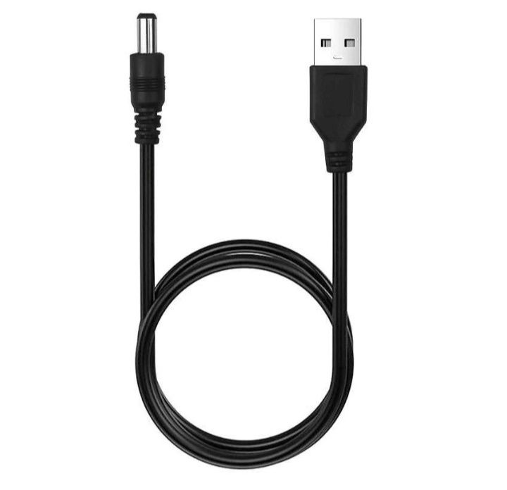 Кабель USB - DC повербанк + роутер