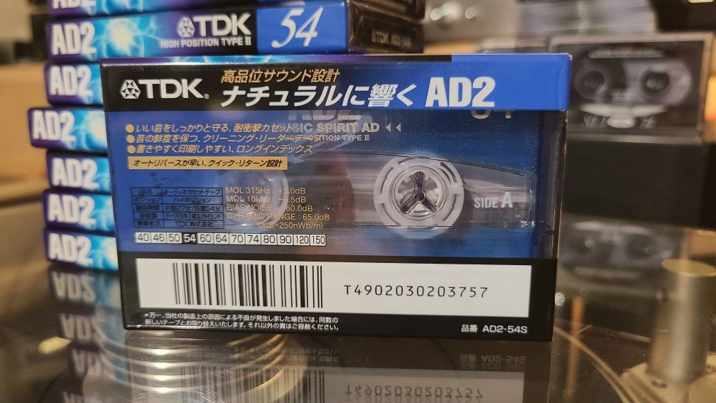 Новая Аудиокассета TDK AD2 54 Made in Japan