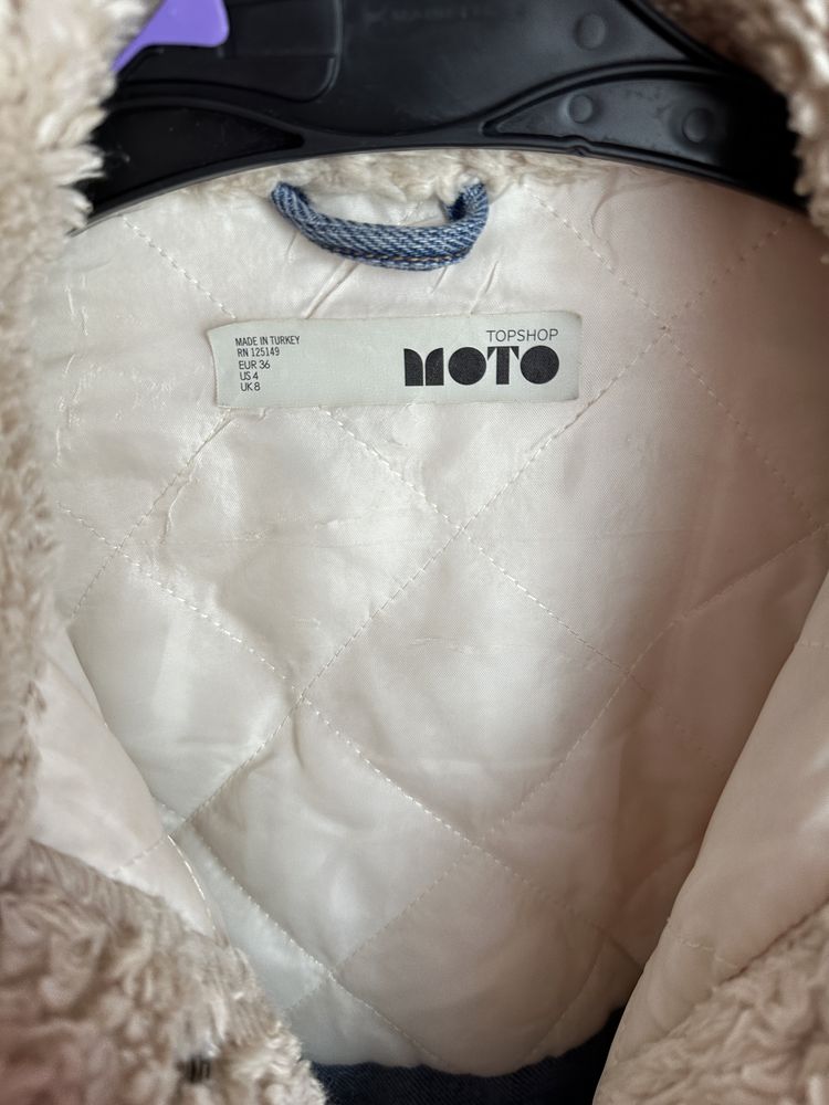 Kurtka katana z barankiem topshop moto S 36