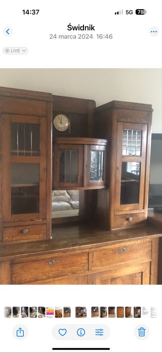 Sprzedam kredens dąb