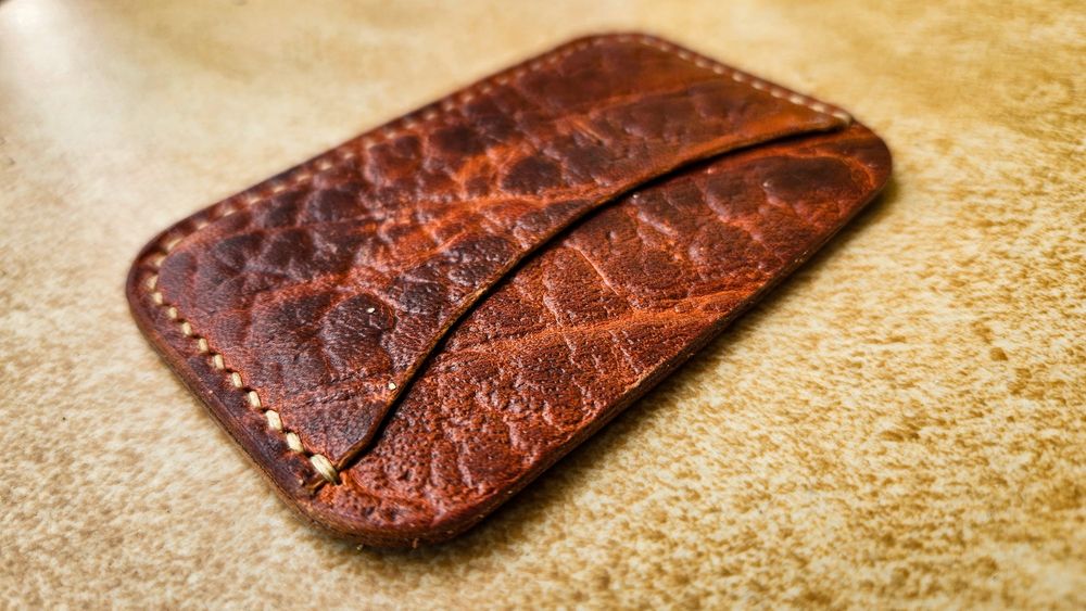 Borubar Skóroszyj - cardholder / mini portfel z wyjątkowej skóry