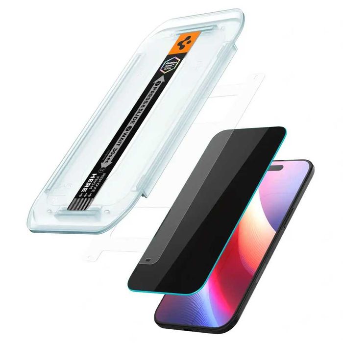 Защитное стекло Spigen Glas.tR EZ FIT Privacy 2-Pack для iPhone Air