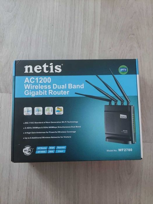 Роутер маршрутизатор NETIS AC 1200 WF 2780 1000 мбит Б/у