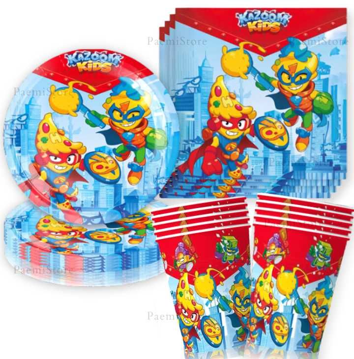 Superthings Zings balony lateksowe zestaw mix 12szt urodziny Enigma