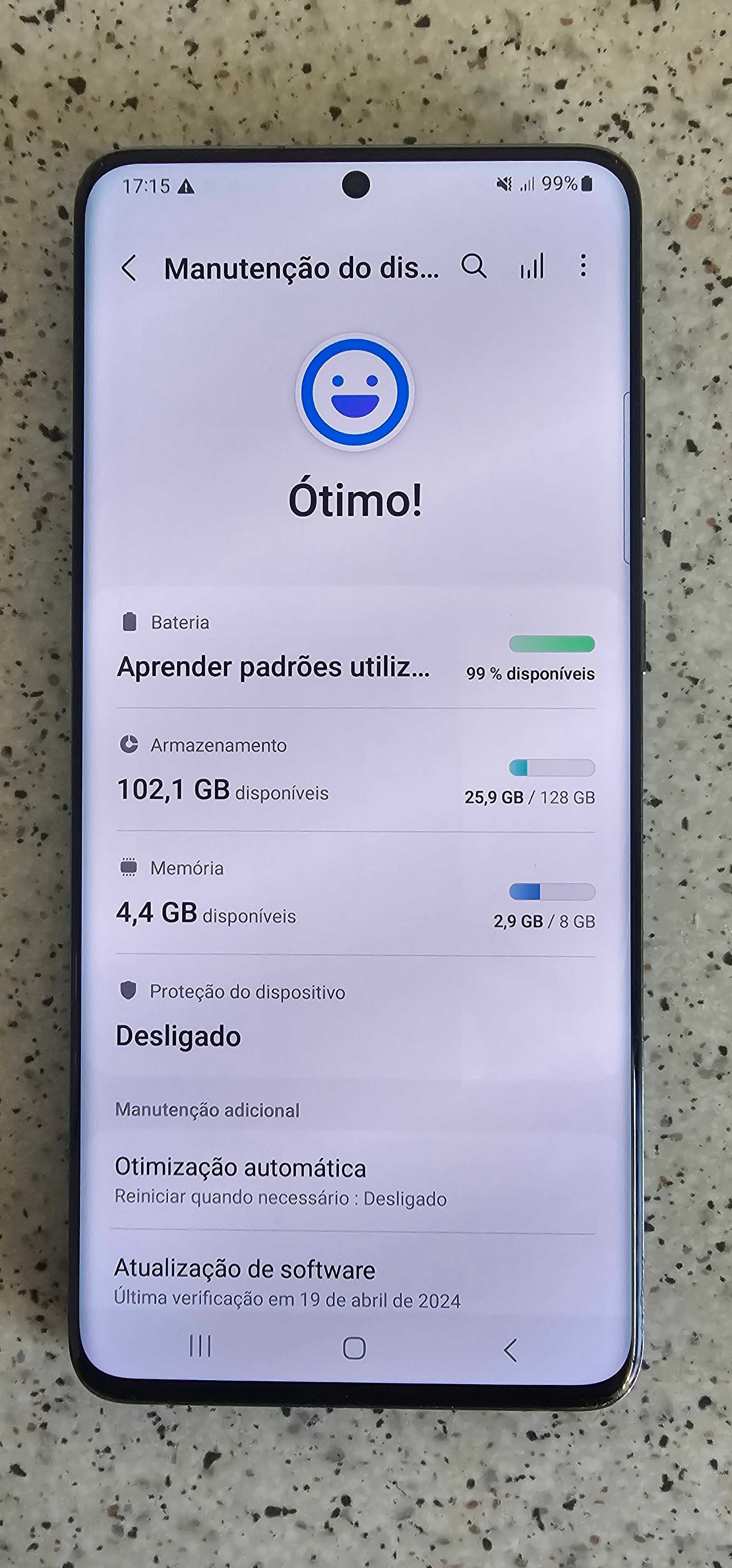 Samsung S20 Plus - Desbloqueado - Cosmic Cinza