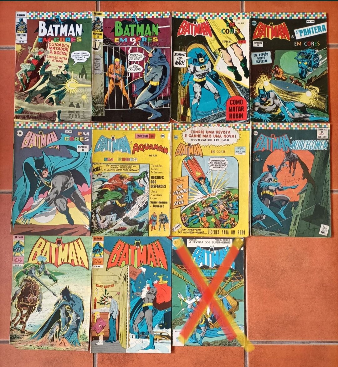 45 Livros Batman da Abril e Ebal