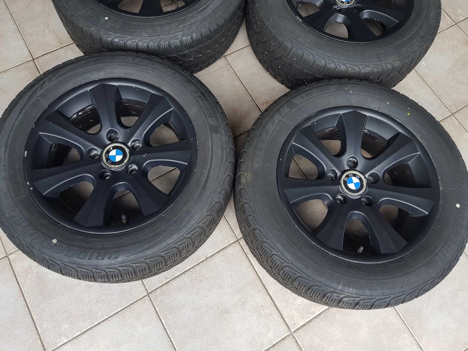 Felgi koła zimowe DEZENT 7x16 et20 5x120 opony 225/55/17 BMW 5 e39 360