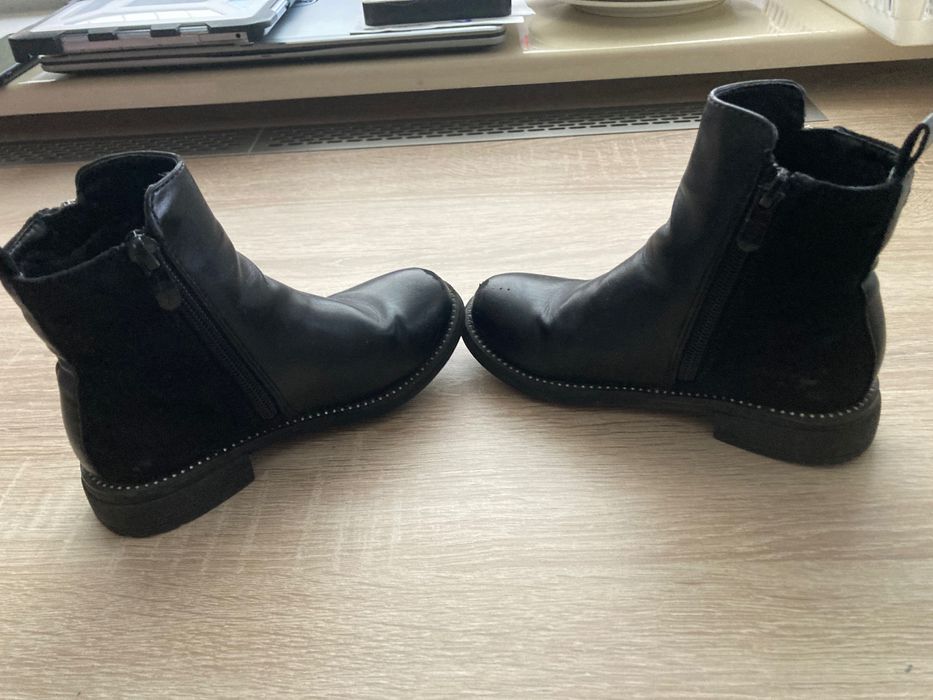 Buty kozaki czarne nelli blu ccc rozm. 28