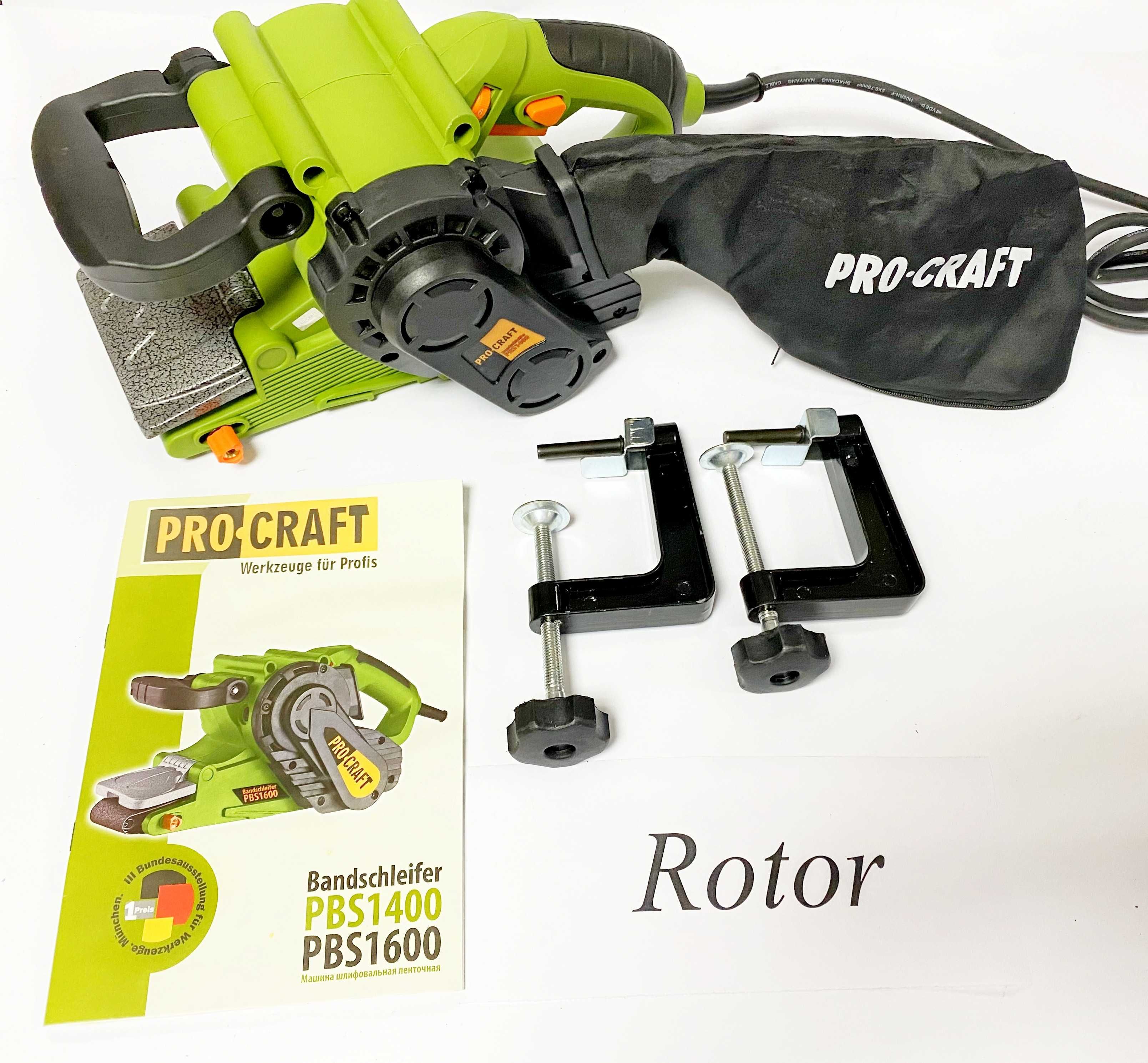 Ленточная шлифовальная машина Procraft PBS 1400 Procraft PBS 1600