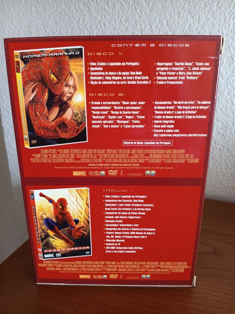 Conjunto dvd homem aranha