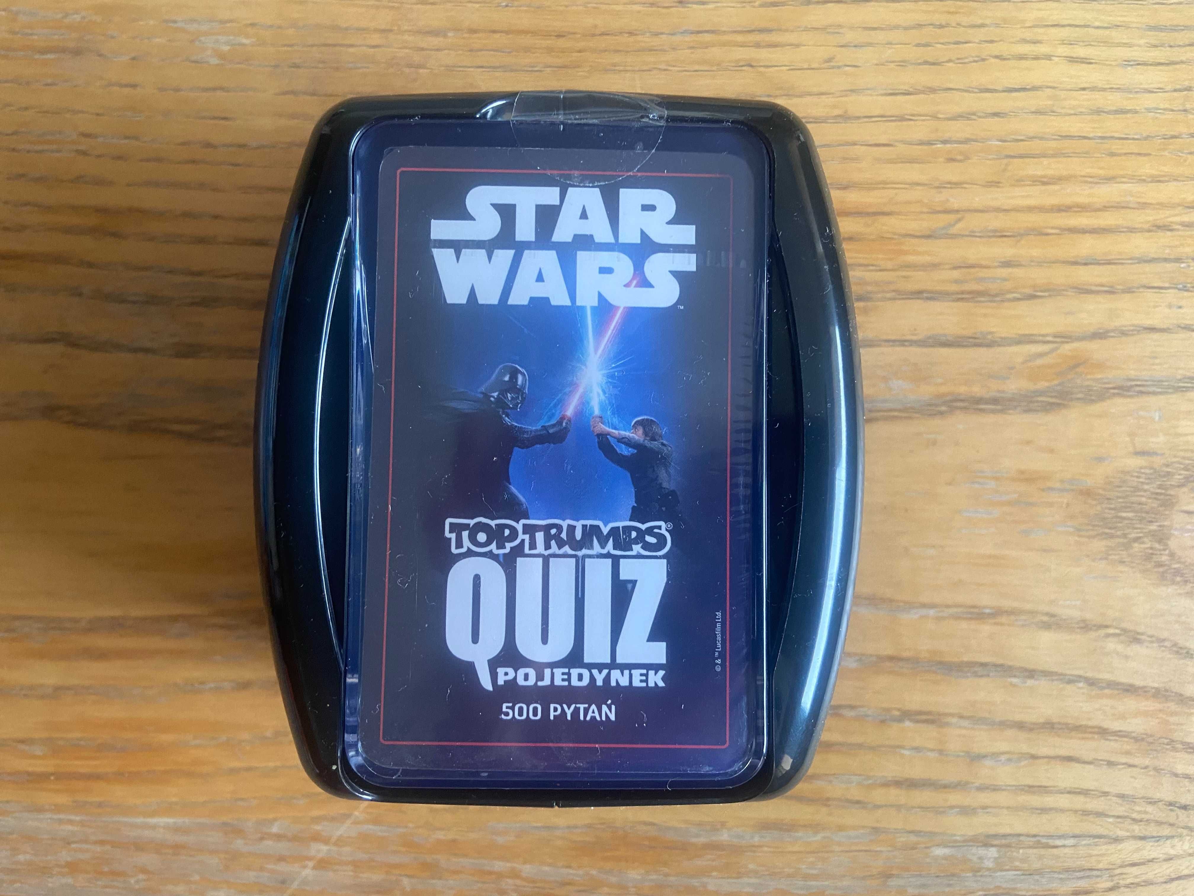 Gra Top Trump Quiz: Star Wars (ed. polska) + gratis