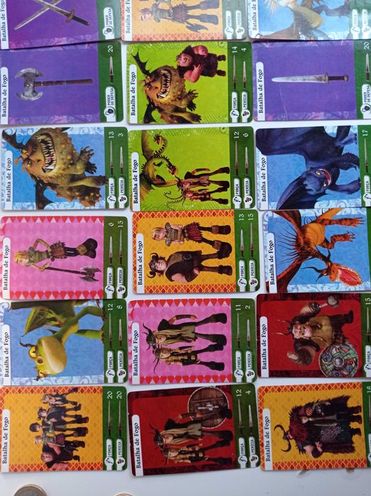 Cartas Como Treinares o teu Dragão - Batalha de Fogo