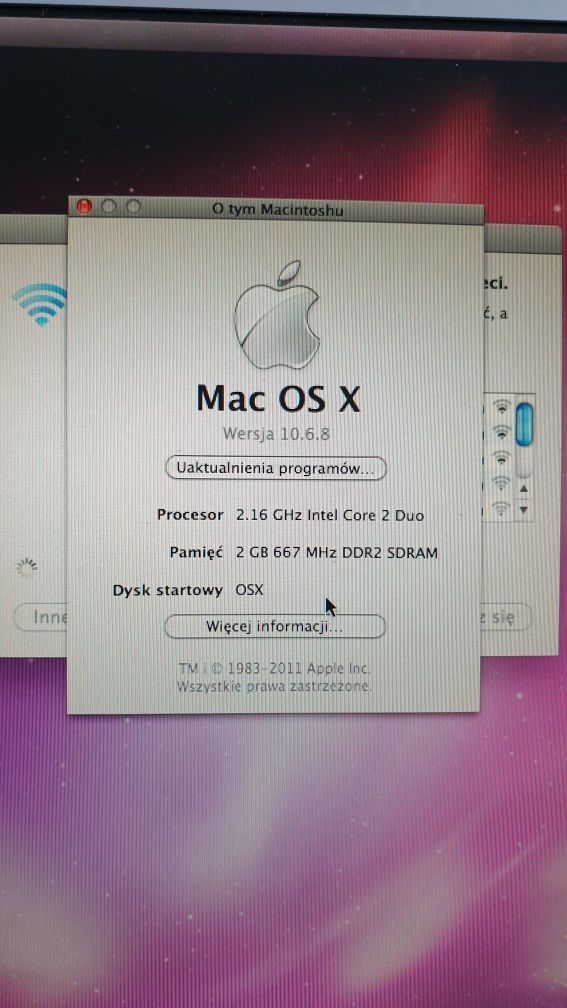 MacBook Pro MacOSX/Windows