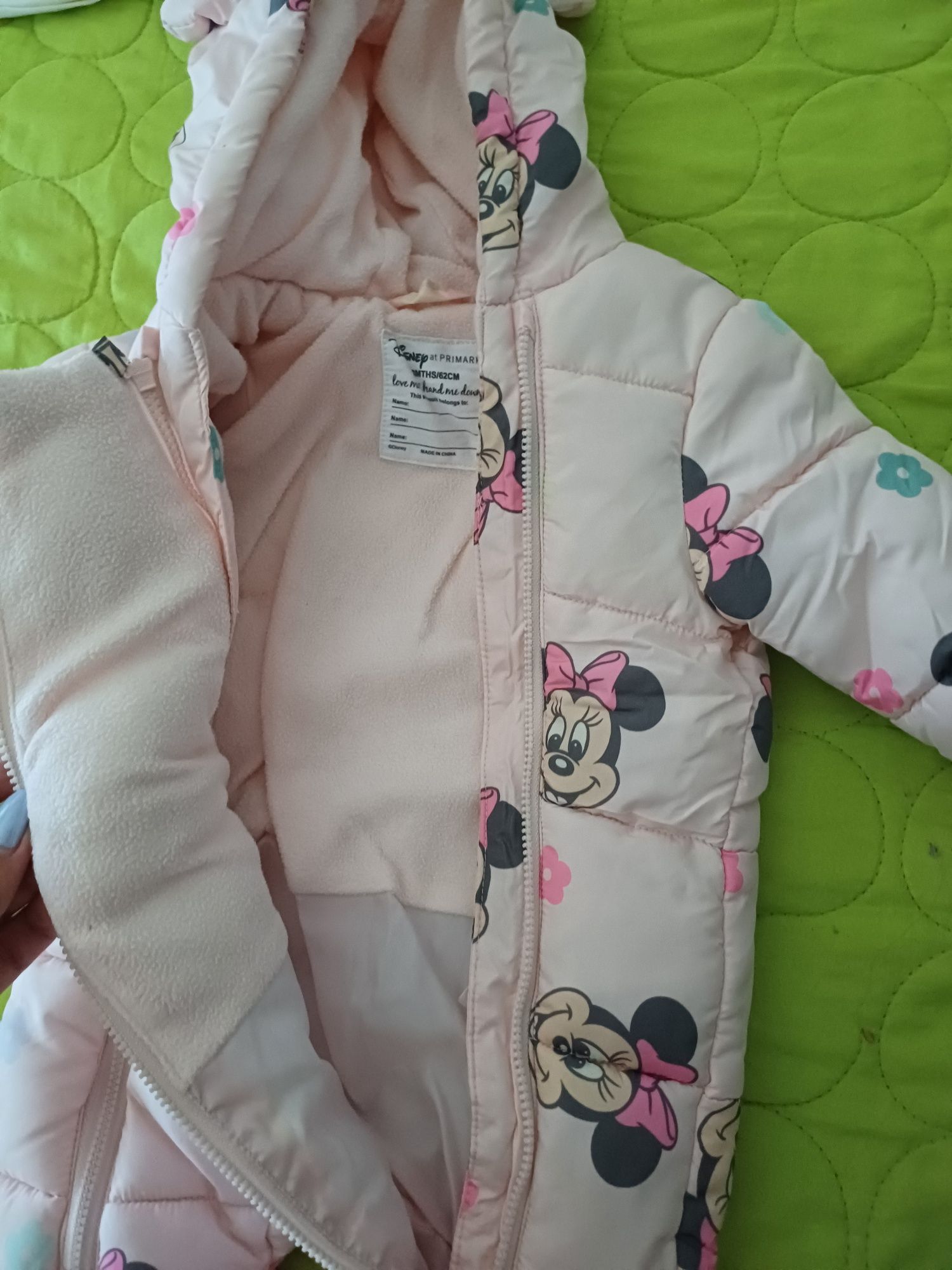 Macacão minnie 0 3 meses