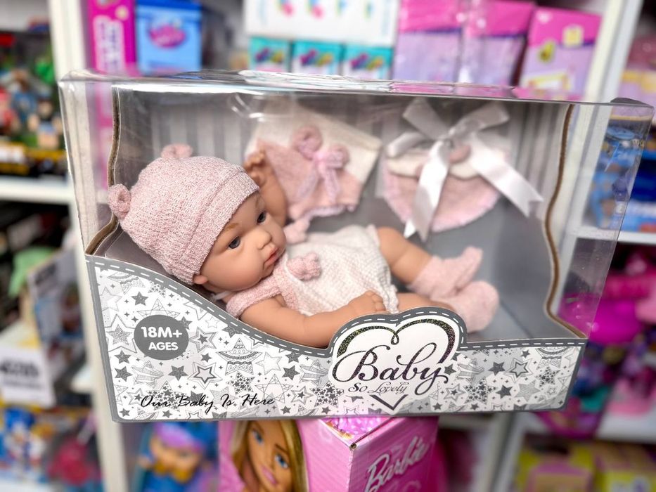 Лялька пупс у трикотажному костюмчику Baby so Lovely