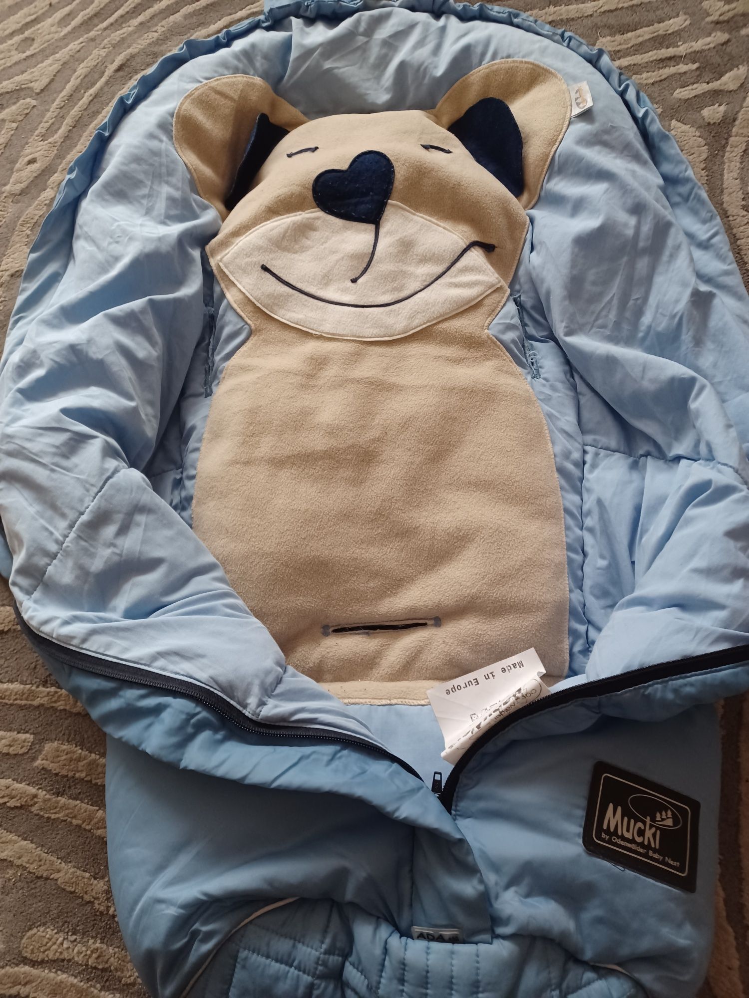 Spiworek  Mucki do wózka na sanki