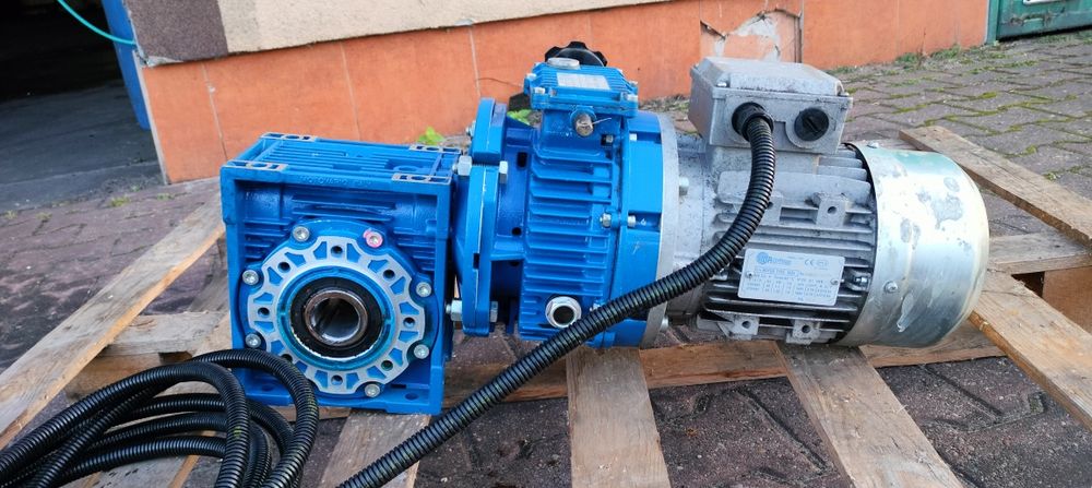 Silnik elektryczny z przekładnią