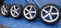 Felgi Koła Aluminiowe OPEL 245/45/R18 CONTINENTAL 8mm 5x110 ALFA SAAB