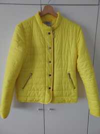 Żółta pikowana kurtka