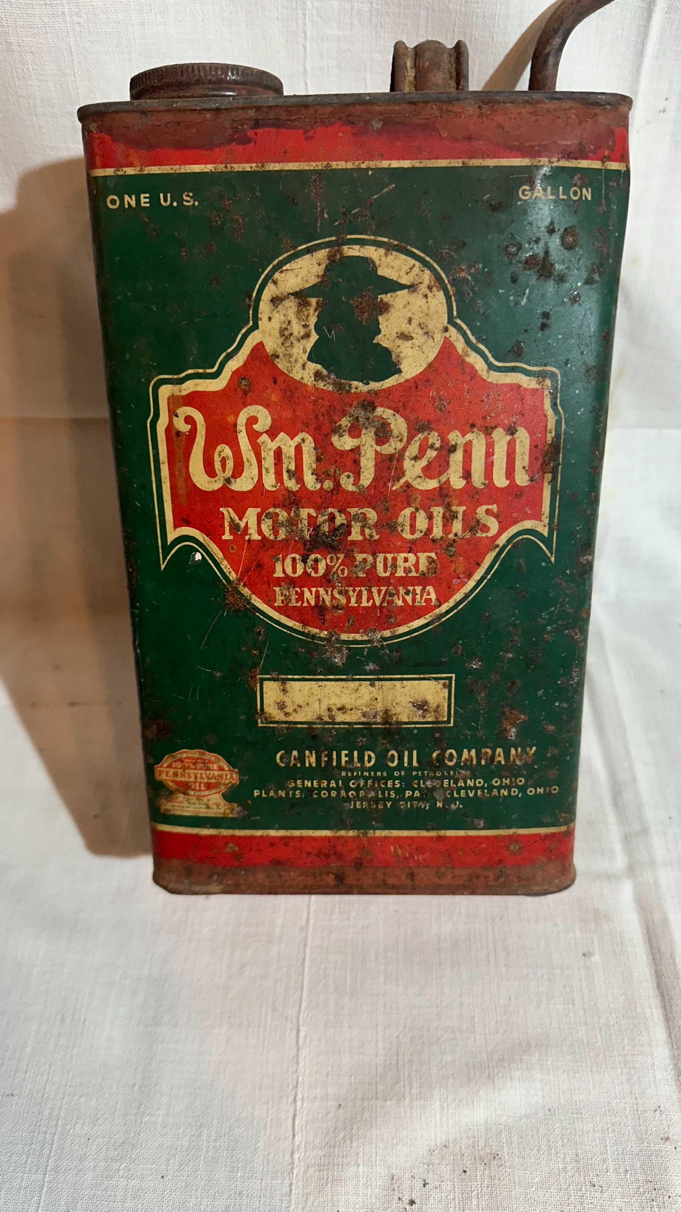 Lata oil William Penn Vintage
