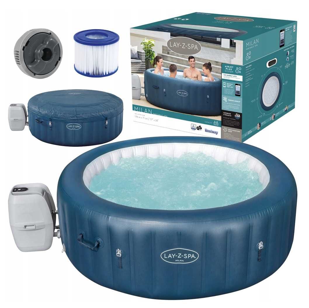 6-osobowy Basen Jacuzzi Spa BESTWAY 60029 Milan WI-FI