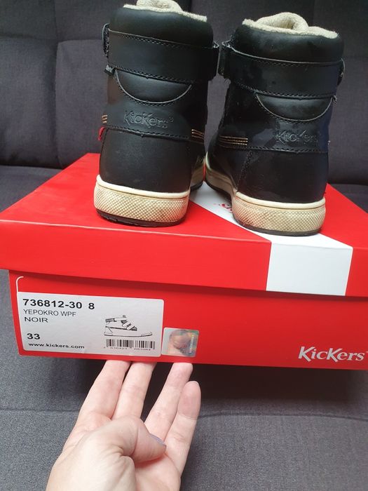 Trzewiki chłopięce  botki rozmiar 33 Kickers