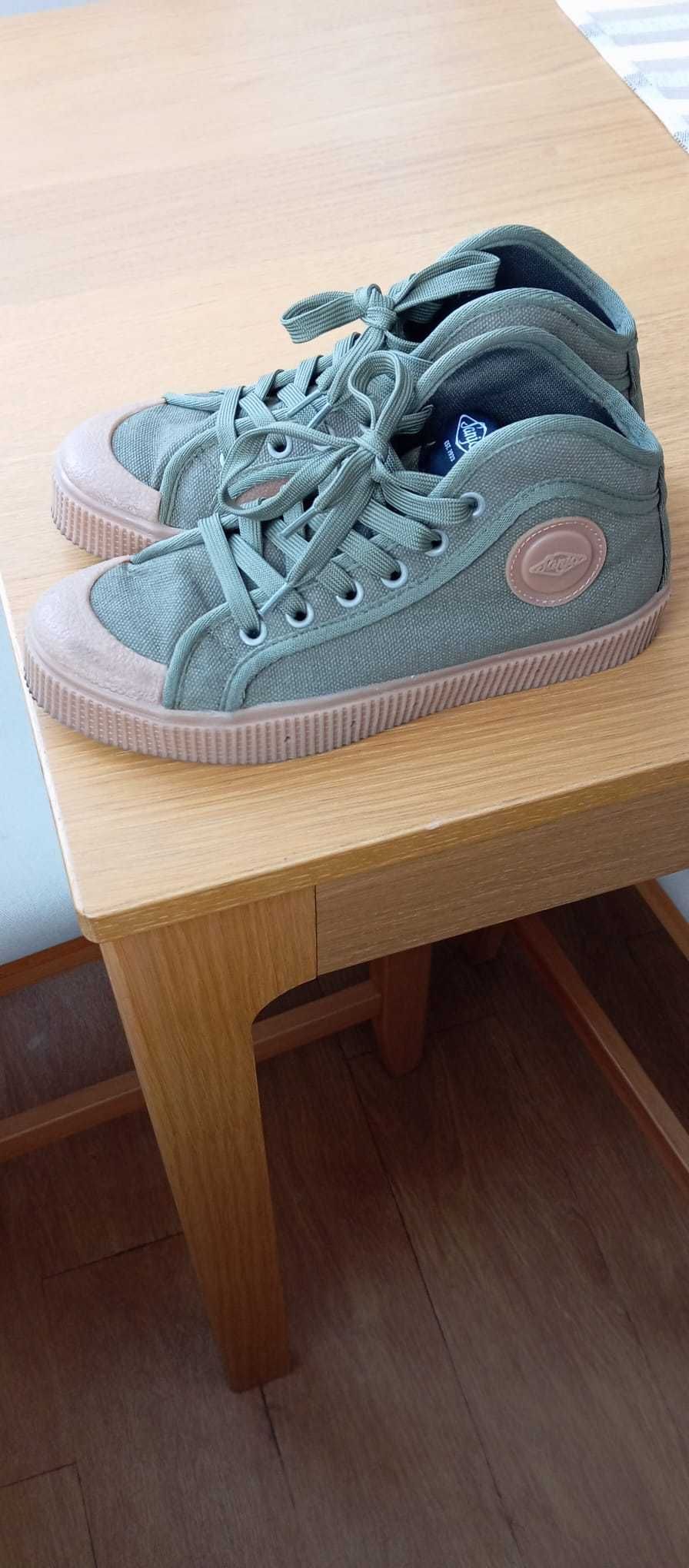 Ténis Sanjo K100 Kaki Gum NOVOS 35