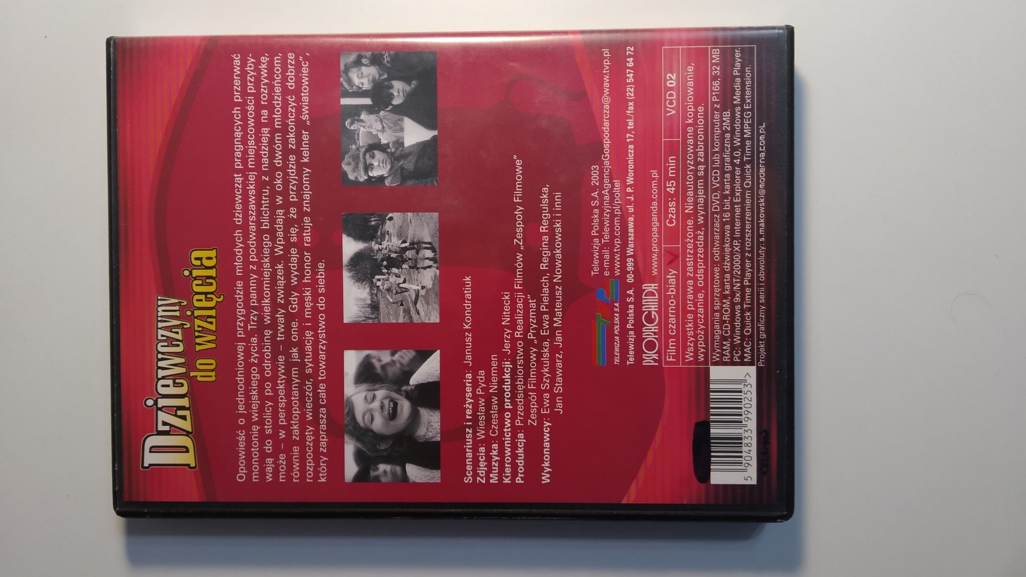 Dziewczyny do wzięcia film VCD Kondratiuk Szykulska komedie PRLu